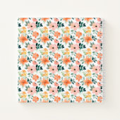 Bright Peach Blossoms Notizblock (Rückseite)