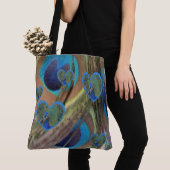 Bright Peacock Feathers Tote Bag Tasche (Von Nahem)
