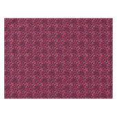 Bright pink and black spotted leopard tischdecke (Vorderseite (Horizontal))