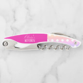 Bright Pink and Pola Dots  Kellnermesser (Vorderseite)