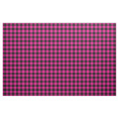 Bright Pink & Black Gingham Plaid Stoff (Fat Quarter (45,7 x 55,9 cm))