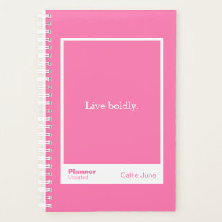 Bright Pink Block Quote Planer