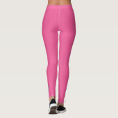 BRIGHT Pink Breast Cancer Support Leggings NAME (Rückseite)