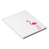 Bright Pink Flamingo Notizblock (angewinkelt)