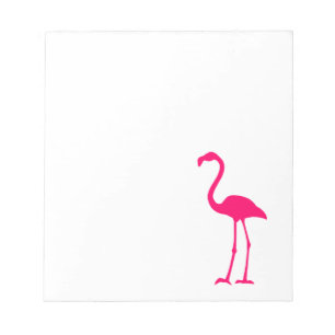 Bright Pink Flamingo Notizblock