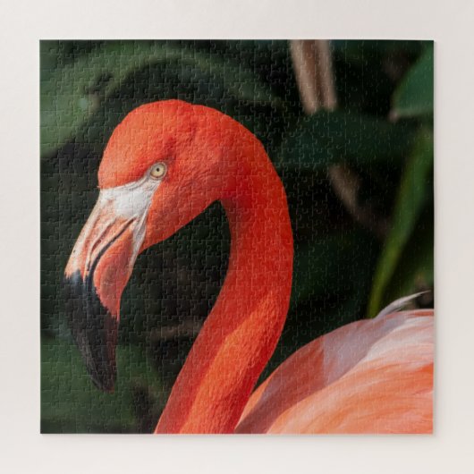 Bright Pink Flamingo Puzzle (Vertikal)