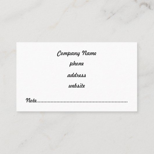 Bright Pink Hahnentrittmuster Business Card Visitenkarte (Rückseite)