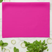 Bright Pink Kitchen Towel Geschirrtuch (Gefaltet)