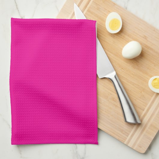 Bright Pink Kitchen Towel Geschirrtuch (Viertel Falte)