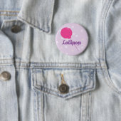 Bright Pink Lollipop Button (Beispiel)