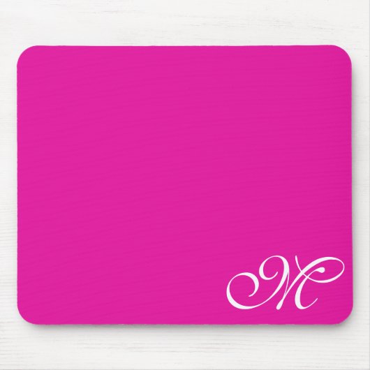 Bright Pink or Choose Your Color Mousepad (Vorne)
