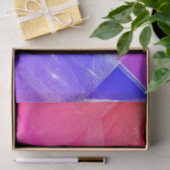 Bright pink red blue abstract beautiful design seidenpapier (Geschenk)