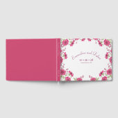 Bright Pink Rose Wedding Gästebuch (Voll)