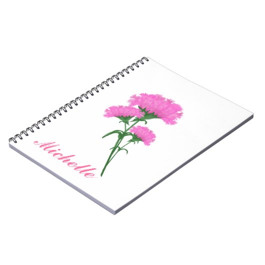 Bright Pink Summer Notizblock (Linke Seite)