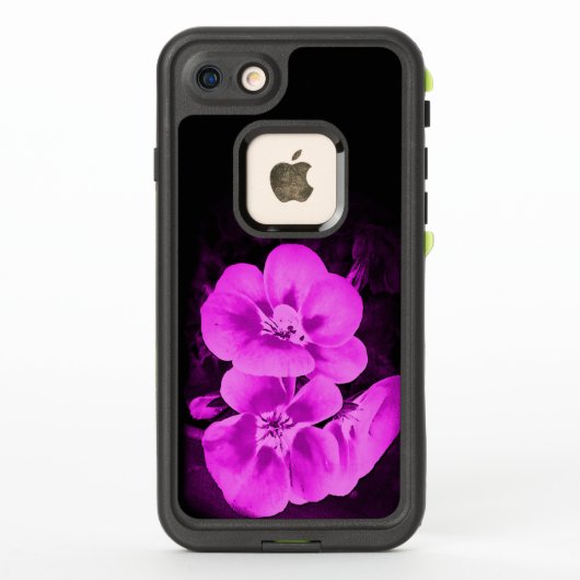Bright Pink Tropical Flowers Life Proof Phone Case (Rückseite)