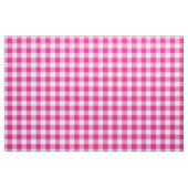 Bright Pink & White Gingham Plaid Stoff (Fat Quarter (45,7 x 55,9 cm))