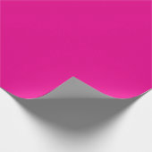 Bright Pink Wrapping Paper Geschenkpapier (Ecke)