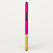 Bright Pink & Yellow Lemon Citrus iPhone/iPad Case (Hinten/Rechts)