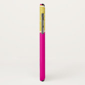 Bright Pink & Yellow Lemon Citrus iPhone/iPad Case (Hinten/Links)