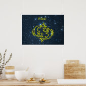 Bright Pisces Poster (Küche)