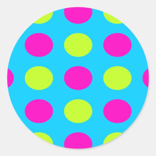 Bright Polka Dot Stickers (Vorderseite)