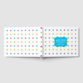 Bright Polka Dots Besondere Anlass Gästebuch (Voll)