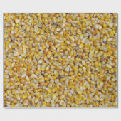 Bright Popcorn Kernels Geschenkpapier (Flach)