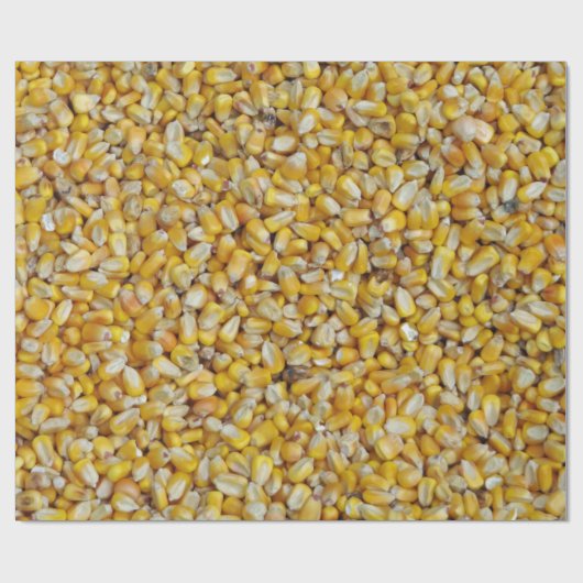 Bright Popcorn Kernels Geschenkpapier (Flach)