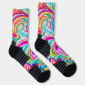 Bright Preppy Paisley Socken (Rechts)