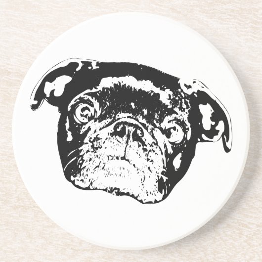Bright Pug Gathering Untersetzer (Vorne)
