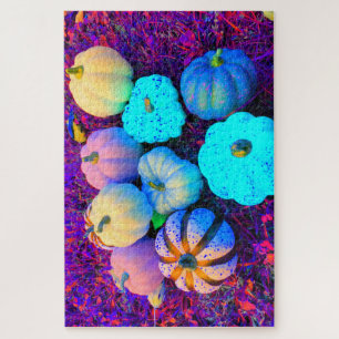 Bright Pumpkin Harvest Puzzle