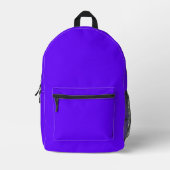 Bright Purple Backpack Bedruckter Rucksack (Vorderseite)