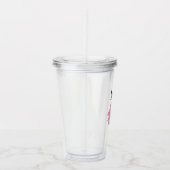 Bright Purple Coneflower Personalized Acryltrinkbecher (Rechts)