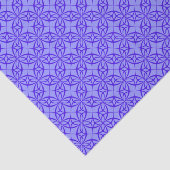 Bright Purple Filigree Pattern Seidenpapier (Ausschnitt)