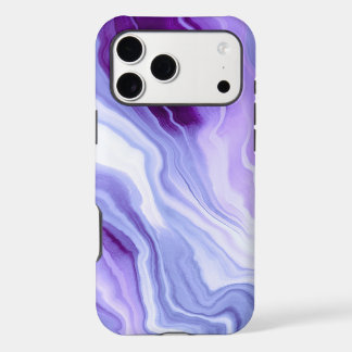 Bright purple marbling