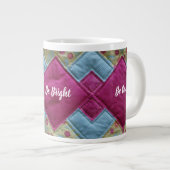 Bright Quilt Jumbo-Tasse (Vorderseite Rechts)