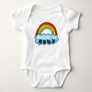 Bright Rainbow Baby Birth Blessing Birth Miracle Strampler