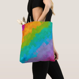 Bright Rainbow Birthday Party Prize Toag Tasche