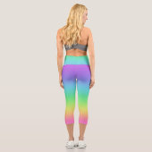 Bright Rainbow Capri Leggings (Rückseite)