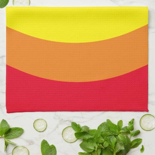 Bright Rainbow Geschirrtuch (Gefaltet)