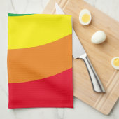 Bright Rainbow Geschirrtuch (Viertel Falte)