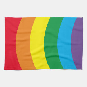 Bright Rainbow Geschirrtuch
