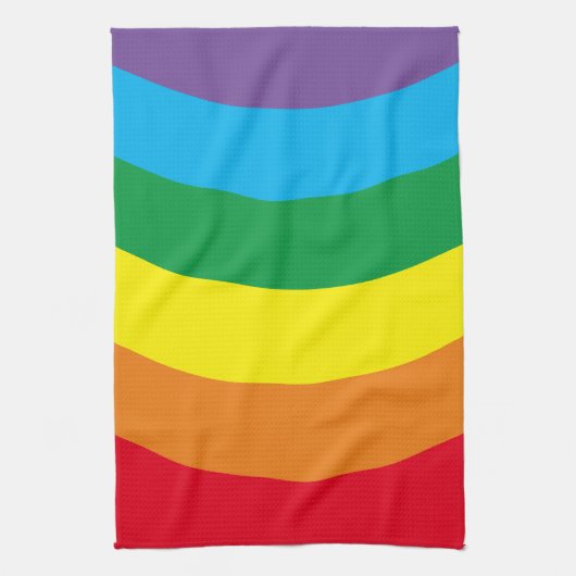 Bright Rainbow Geschirrtuch (Vertikal)