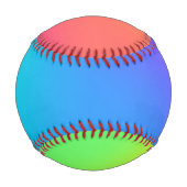 Bright Rainbow Gradient Baseball (Vorderseite)