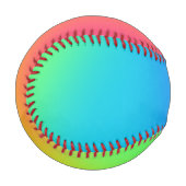 Bright Rainbow Gradient Baseball (Vorderseite Links)