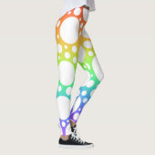Bright Rainbow Polka Dot Leggings (Rechts)