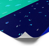 Bright Raindrop Reverie Poster (Ecke)