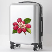 Bright Rambutan Cluster With Pink Flowers Aufkleber (Koffer)