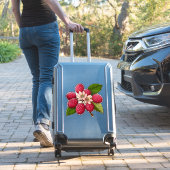 Bright Rambutan Cluster With Pink Flowers Aufkleber (Koffer Insitu)