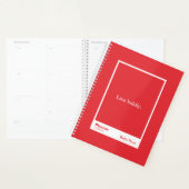 Bright Red Block Quote | Fully Customizable Planer (Anzeige)